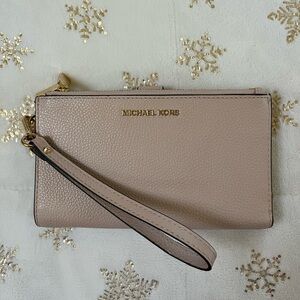 Michael Kors Wristlet - Adele Leather Smartphone Wallet